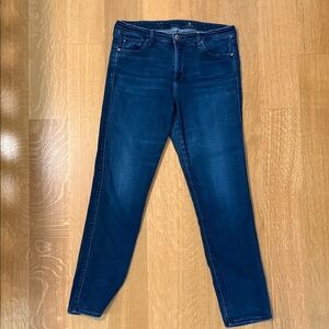 AG Adriano Goldschmied Dark Blue Women’s The Prima Cigarette Leg Jeans Size 31R